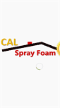 Mobile Screenshot of calsprayfoam.com